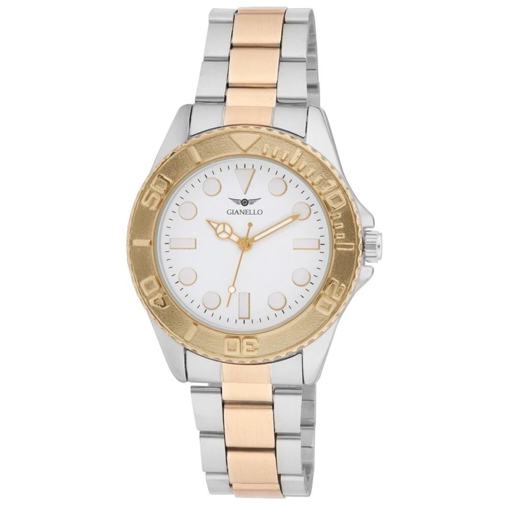 #19 NIB Gianello Maritime Navigator 41 Link Bracelet Watch